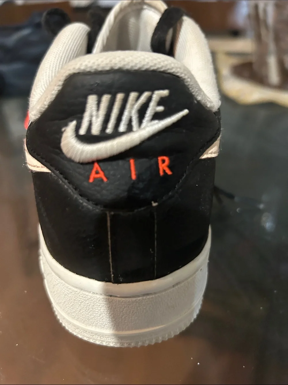 Nike Kids Black‎ Sneakers with White Swoosh